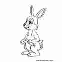 Click for printable cute bunny drawing.