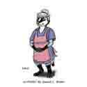 A badger from my story Chips Adventure.